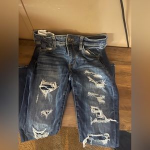 American eagle ripped jeans